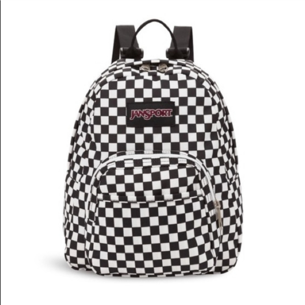 NWT Jansport checked half pint backpack purse